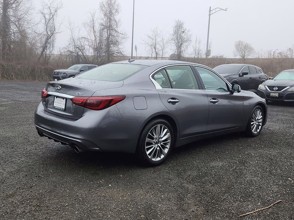 2023 Graphite Shadow INFINITI Q50 LUXE AWD Sedan