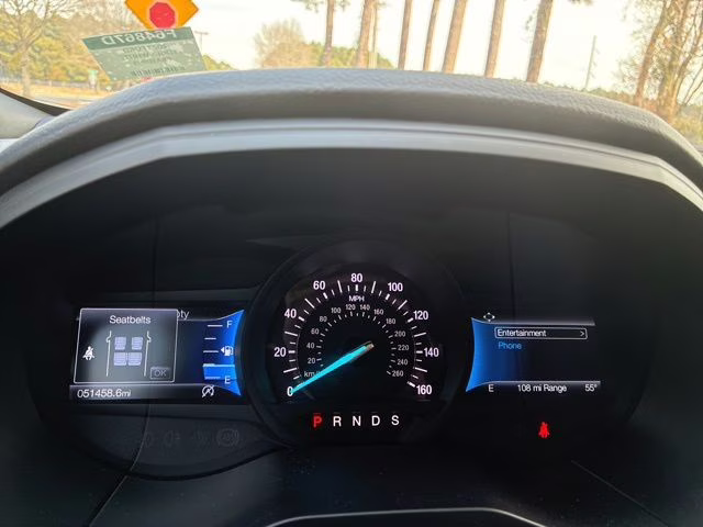 2023 White Metallic Ford Edge ST Line AWD SUV