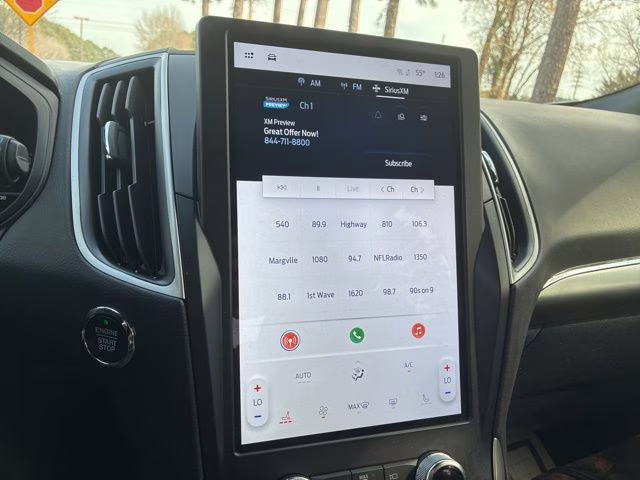 2023 White Metallic Ford Edge ST Line AWD SUV