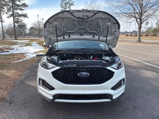 2023 White Metallic Ford Edge ST Line AWD SUV