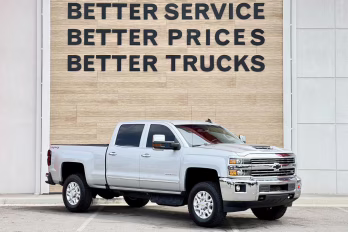 2017 Silver Ice Metallic Chevrolet Silverado 3500HD LTZ 4X4 Truck