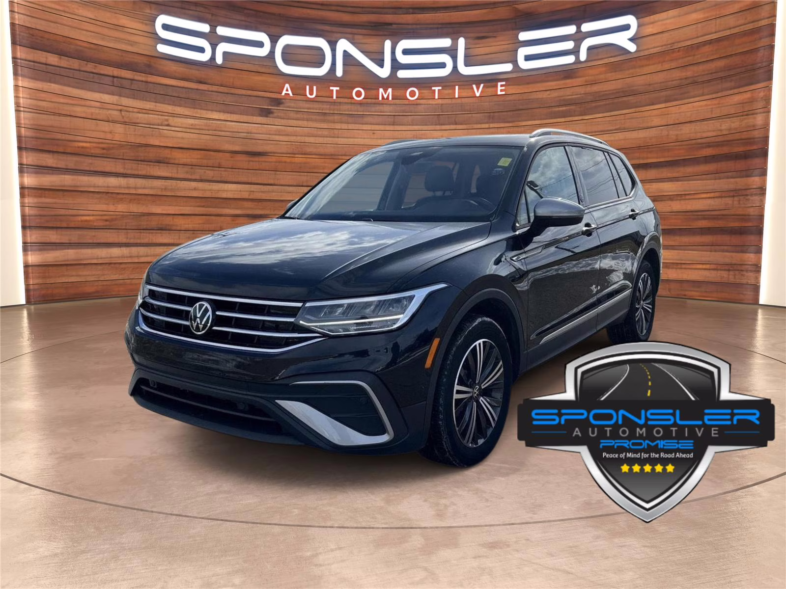 2024 Deep Black Pearl Volkswagen Tiguan Wolfsburg Edition FWD SUV