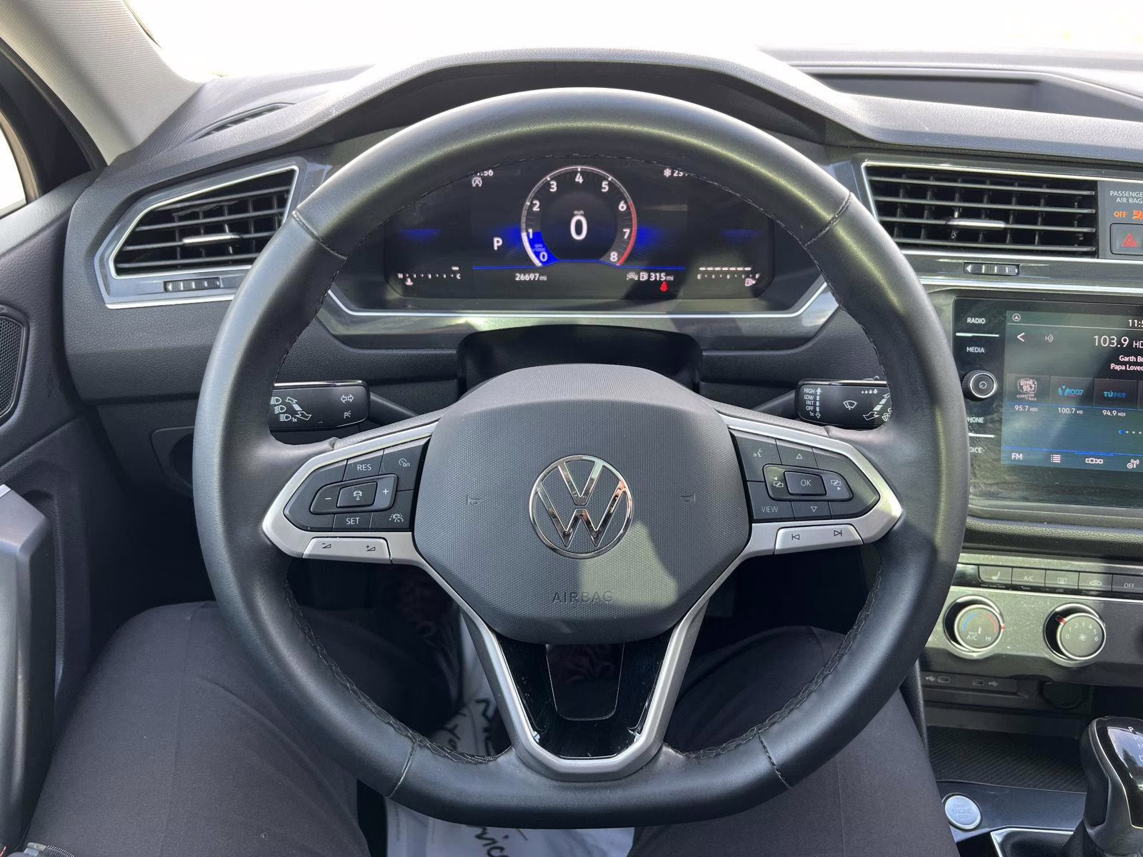 2024 Deep Black Pearl Volkswagen Tiguan Wolfsburg Edition FWD SUV