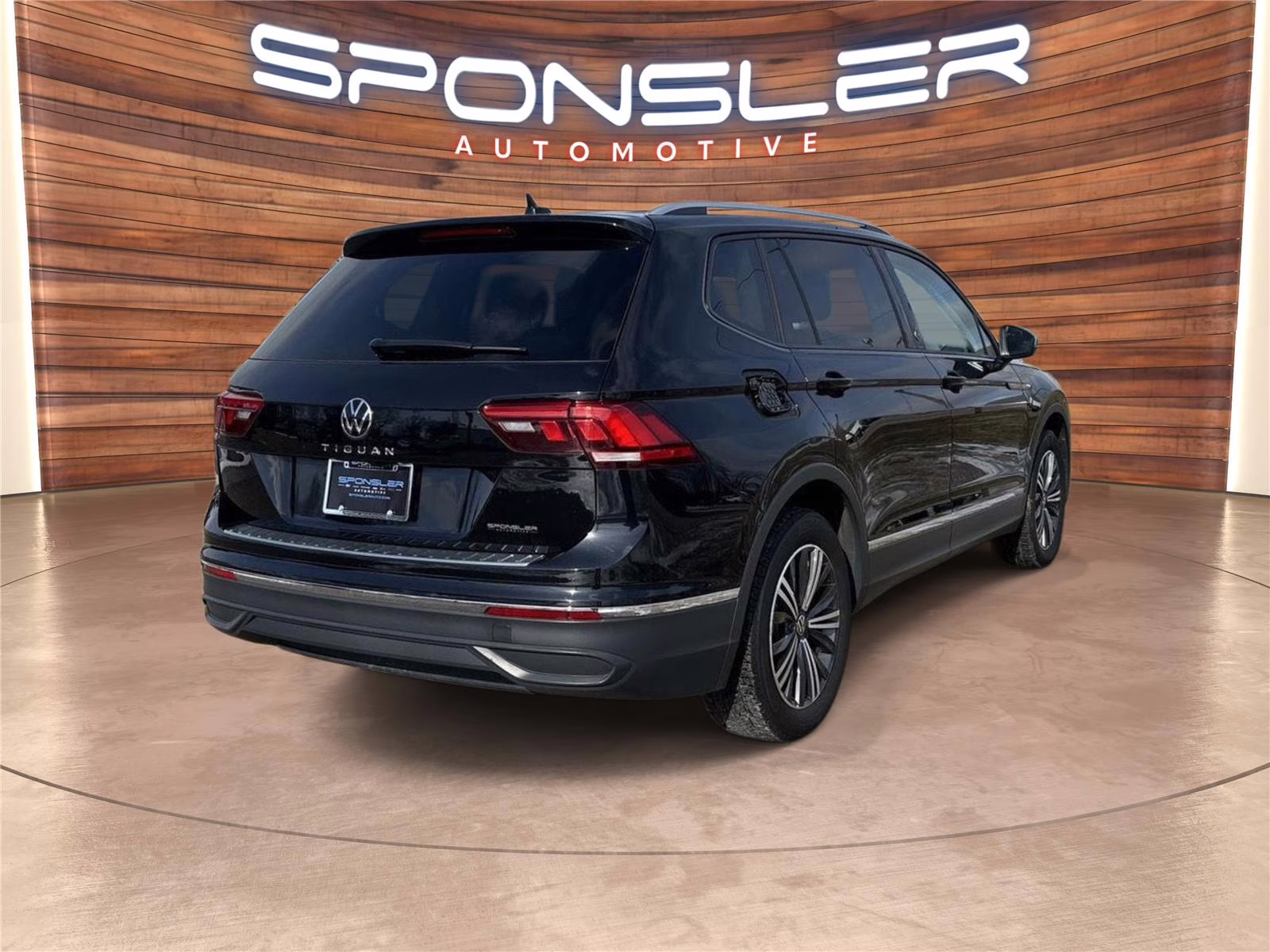 2024 Deep Black Pearl Volkswagen Tiguan Wolfsburg Edition FWD SUV