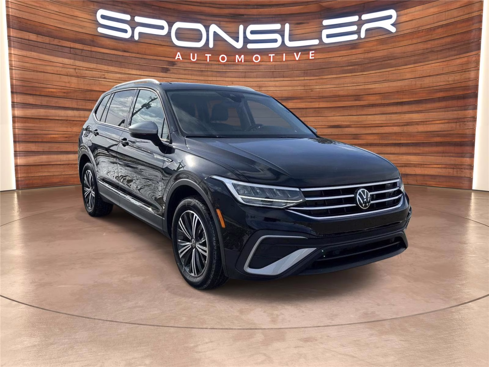 2024 Deep Black Pearl Volkswagen Tiguan Wolfsburg Edition FWD SUV