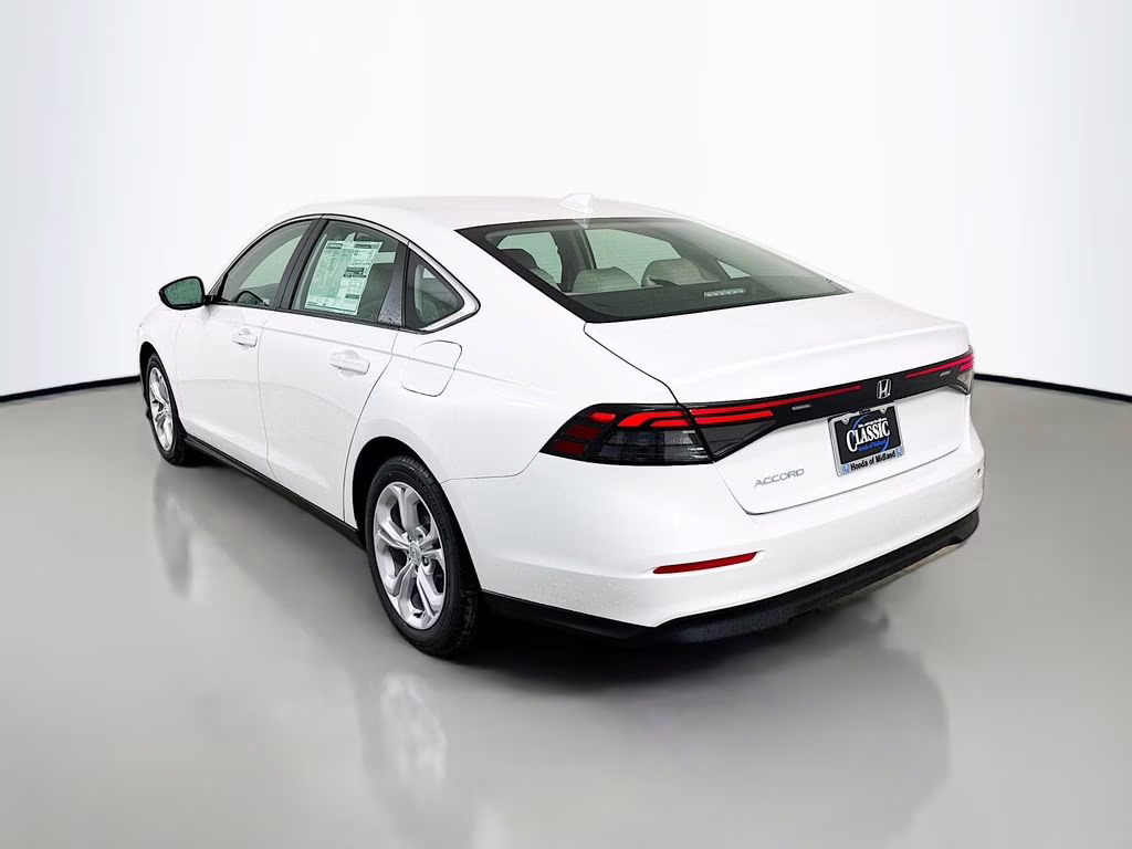 2026 Platinum White Pearl Honda Accord LX FWD Sedan