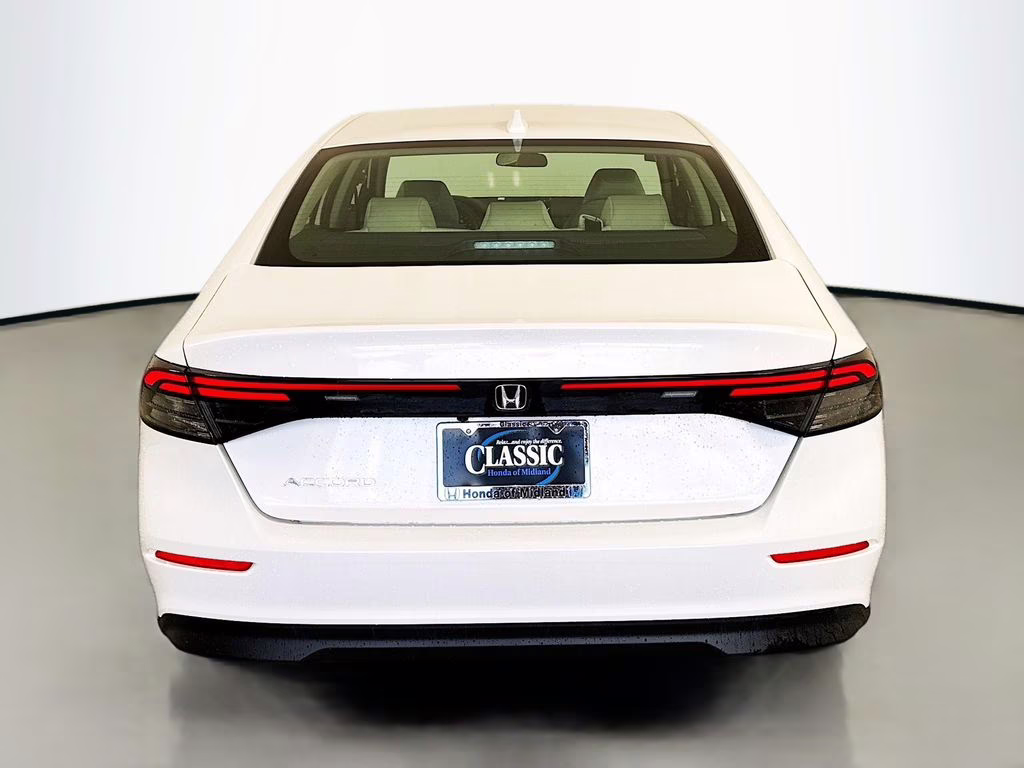 2026 Platinum White Pearl Honda Accord LX FWD Sedan