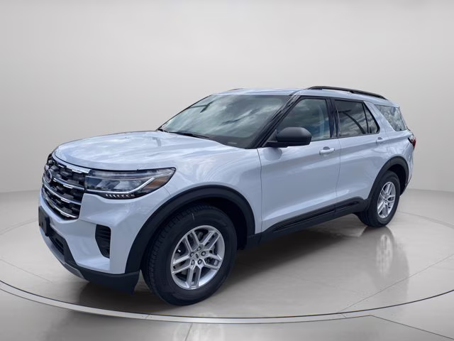 2026 Space White Metallic Ford Explorer Active RWD SUV