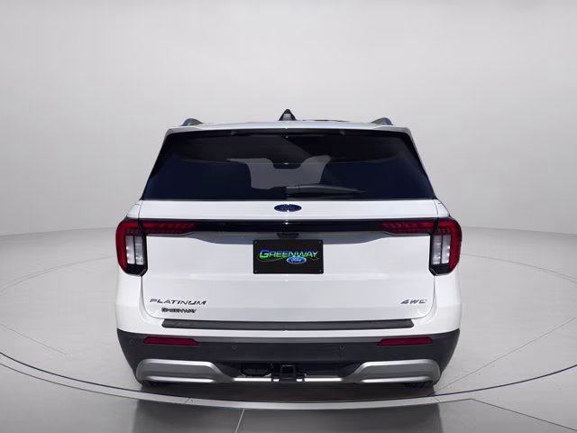 2026 Star White Metallic Tri-Coat Ford Explorer Platinum 4X4 SUV