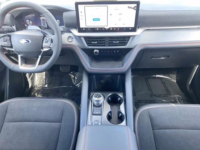 2026 Star White Metallic Tri-Coat Ford Explorer ST RWD SUV