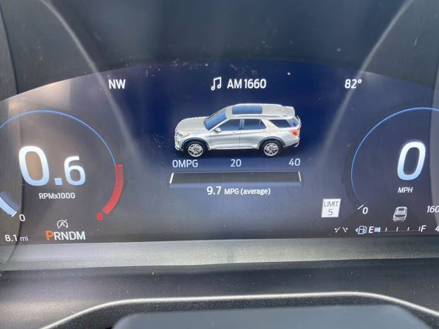 2026 Star White Metallic Tri-Coat Ford Explorer ST RWD SUV