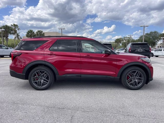 2026 Rapid Red Metallic Tinted Clearcoat Ford Explorer ST 4X4 SUV