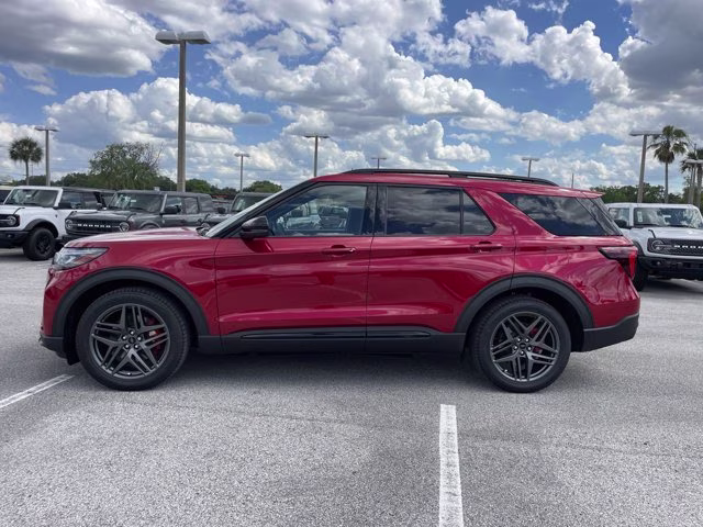 2026 Rapid Red Metallic Tinted Clearcoat Ford Explorer ST 4X4 SUV
