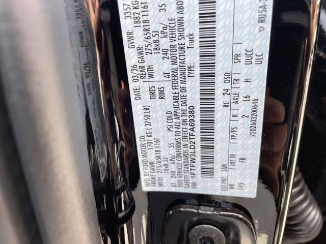 2026 Agate Black Metallic Ford F-150 XLT 4X4 Truck