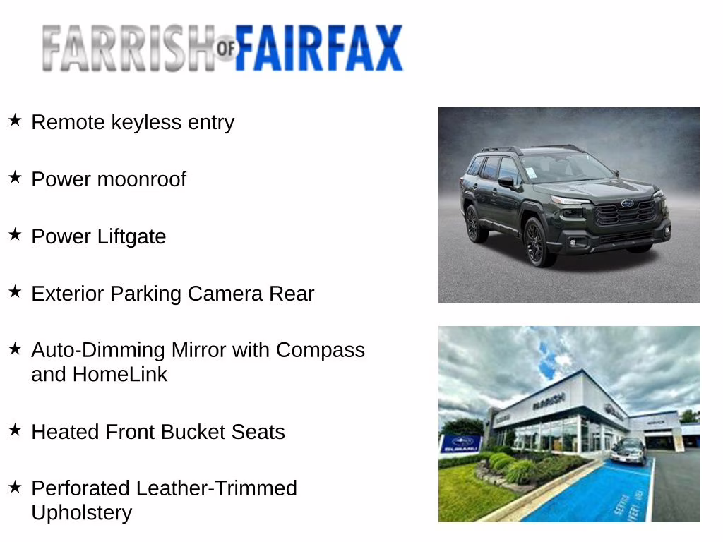 2026 Deep Emerald Green Pearl Subaru Outback Limited XT AWD SUV