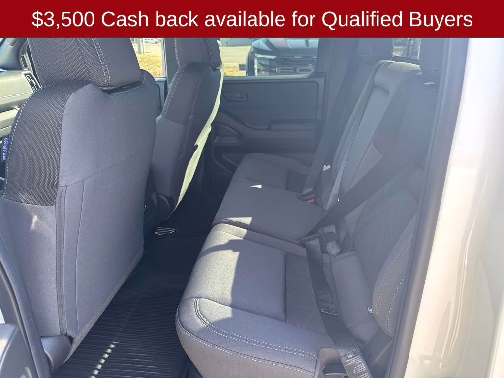 2026 Glacier White Nissan Frontier SV 4X4 Truck