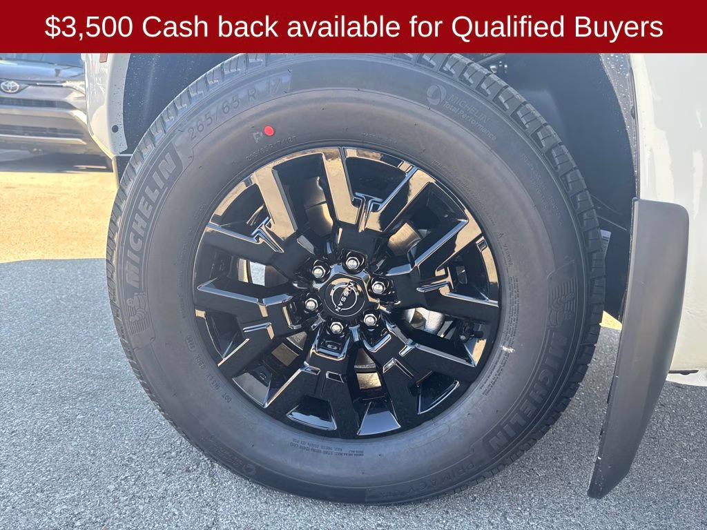 2026 Glacier White Nissan Frontier SV 4X4 Truck