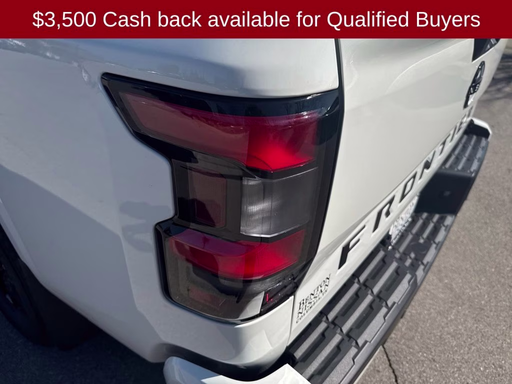 2026 Glacier White Nissan Frontier SV 4X4 Truck