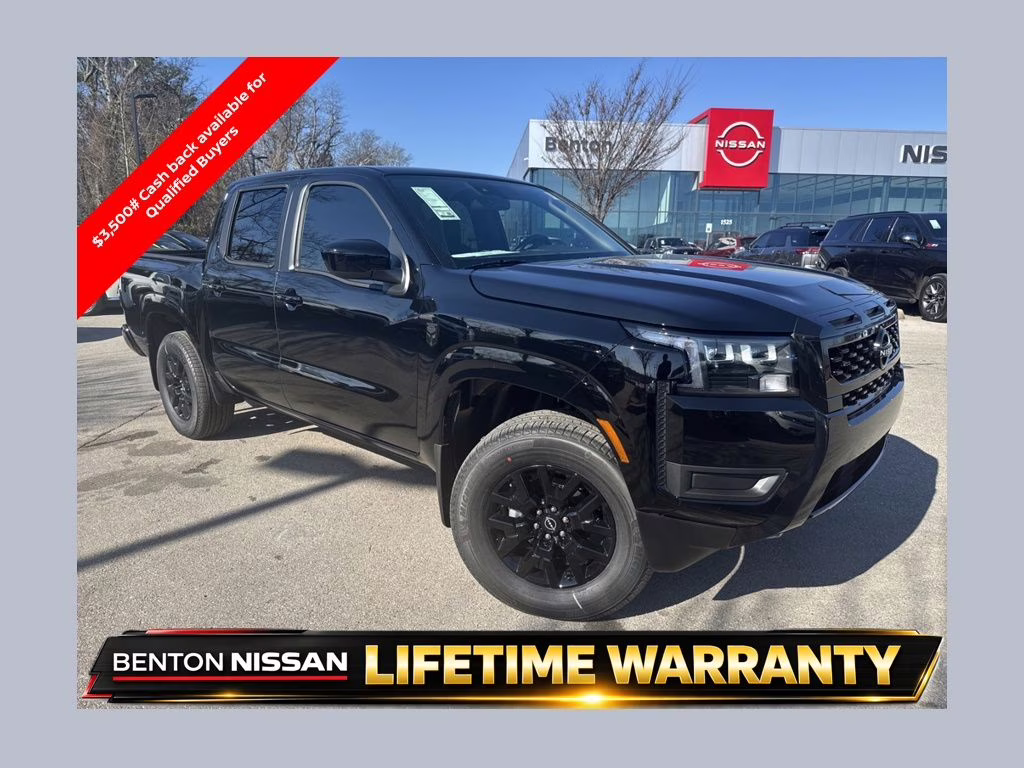 2026 Super Black Nissan Frontier SV 4X4 Truck