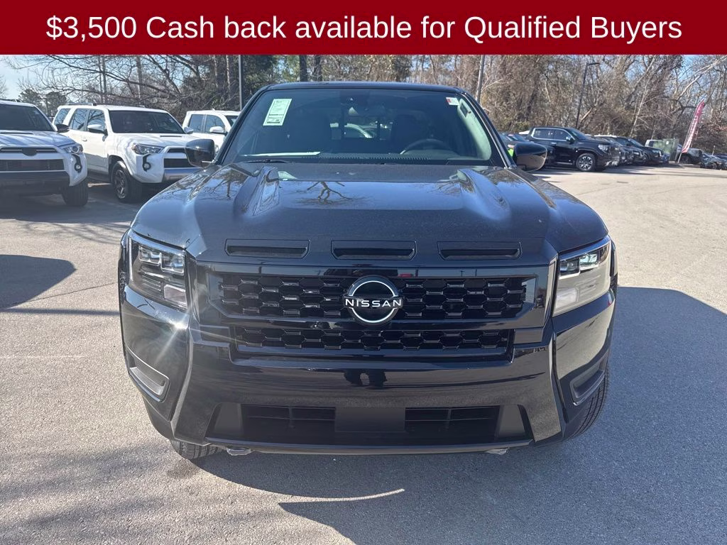 2026 Super Black Nissan Frontier SV 4X4 Truck