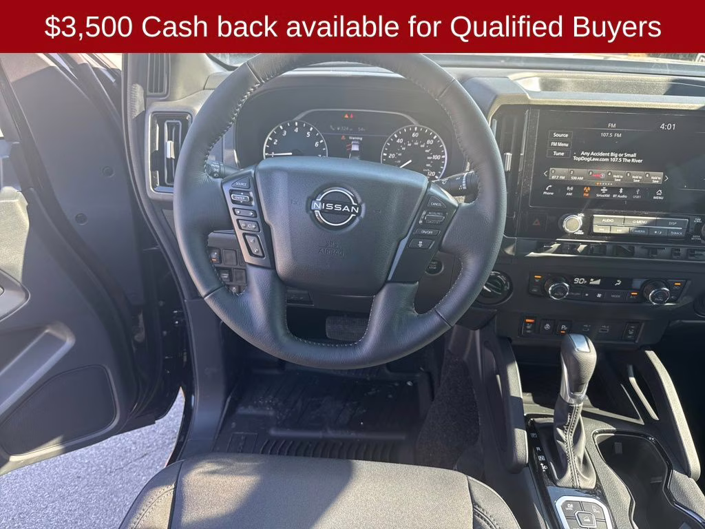 2026 Super Black Nissan Frontier SV 4X4 Truck