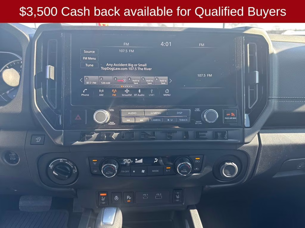 2026 Super Black Nissan Frontier SV 4X4 Truck