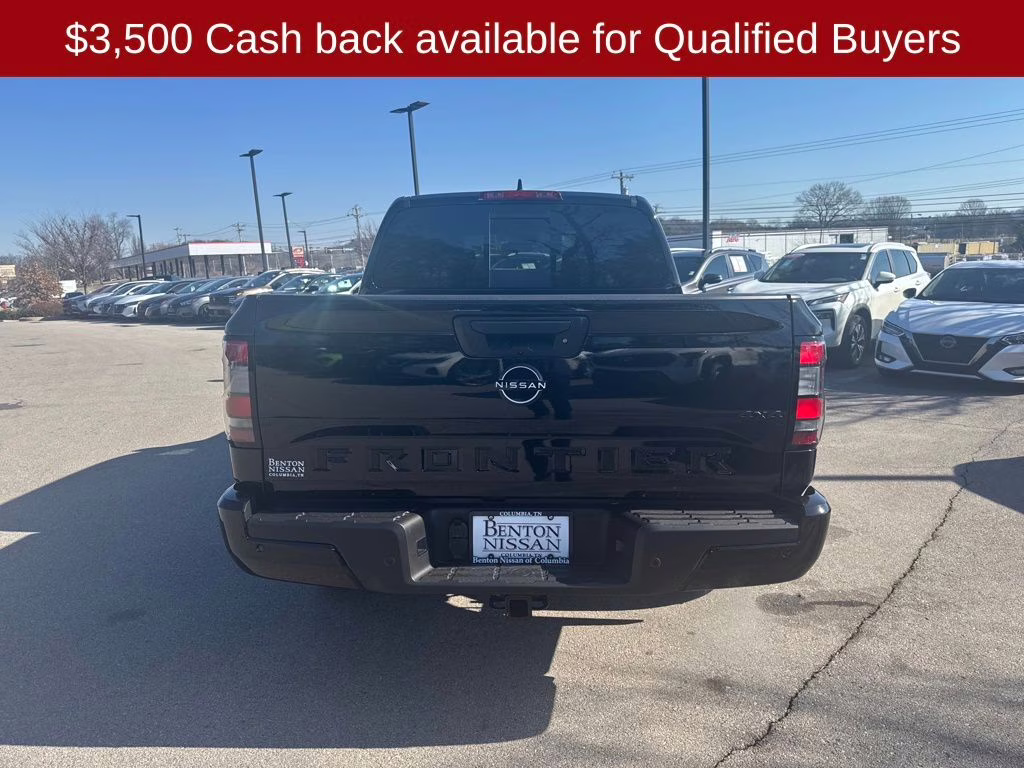 2026 Super Black Nissan Frontier SV 4X4 Truck
