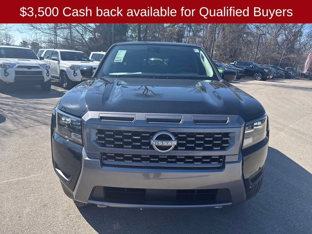 2026 Super Black Nissan Frontier SV 4X4 Truck