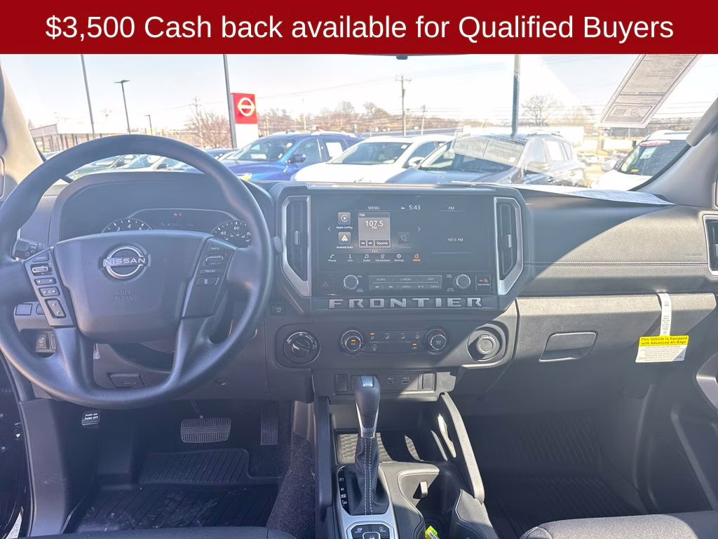 2026 Super Black Nissan Frontier SV 4X4 Truck