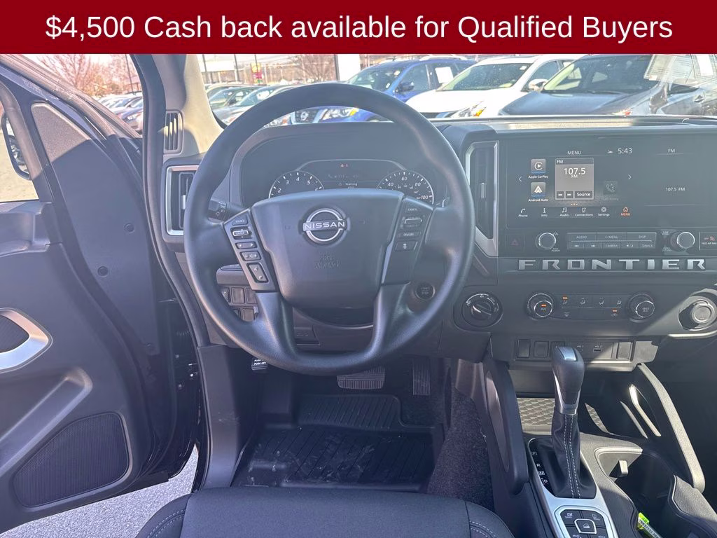 2026 Super Black Nissan Frontier SV 4X4 Truck