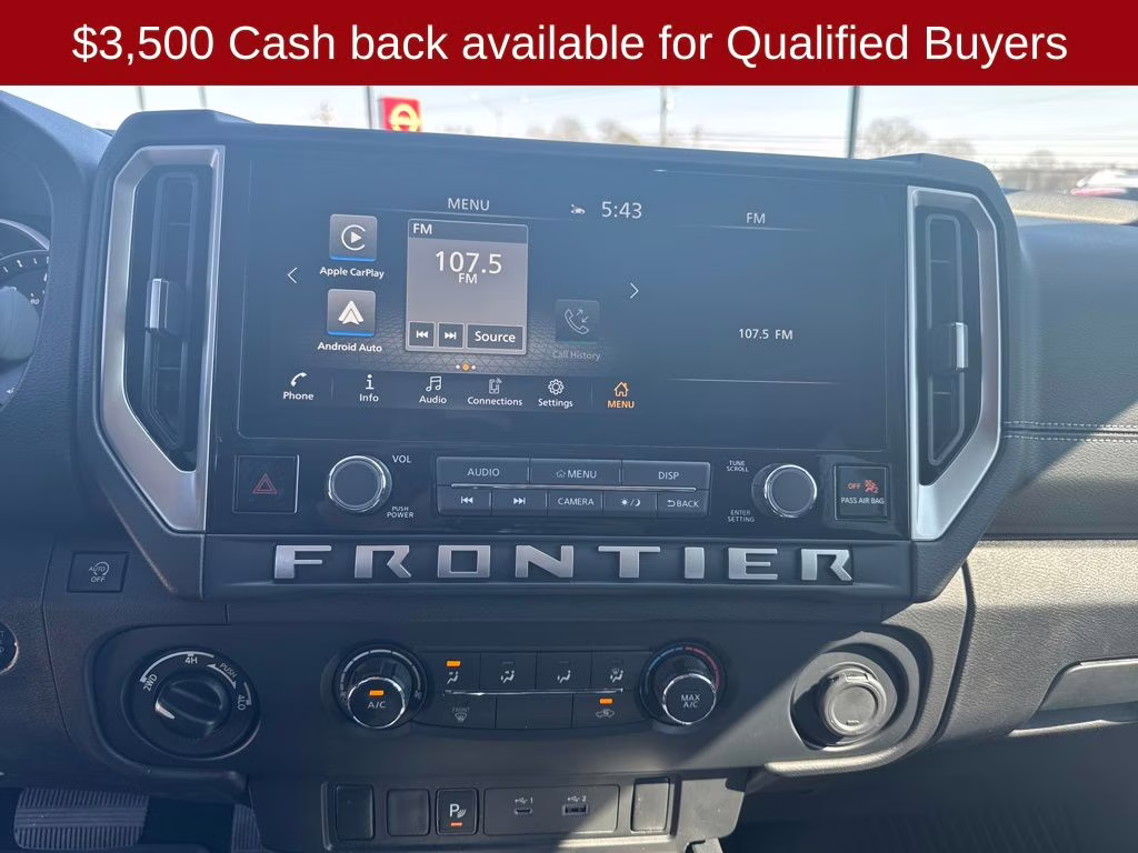 2026 Super Black Nissan Frontier SV 4X4 Truck