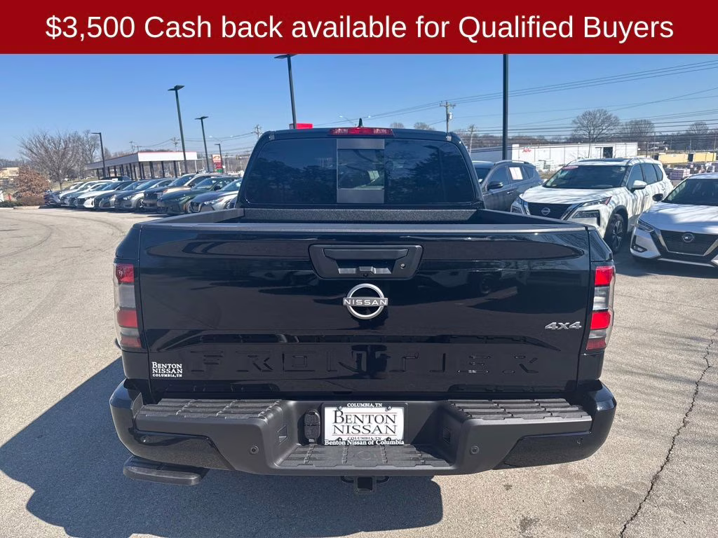 2026 Super Black Nissan Frontier SV 4X4 Truck