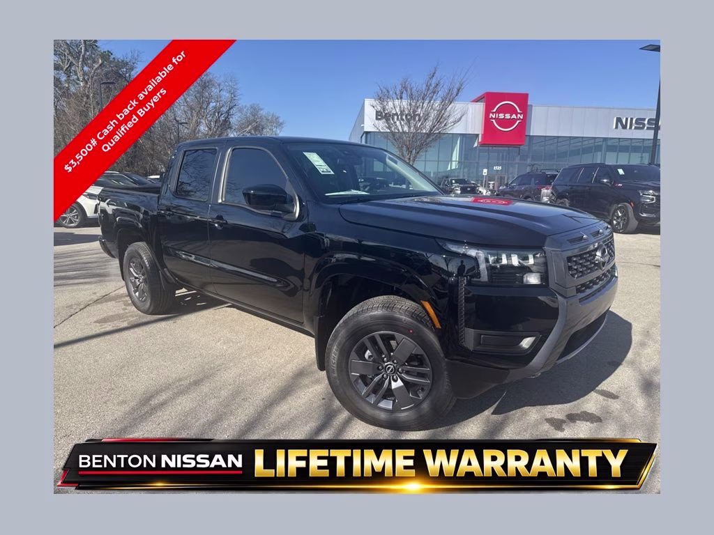 2026 Super Black Nissan Frontier SV 4X4 Truck
