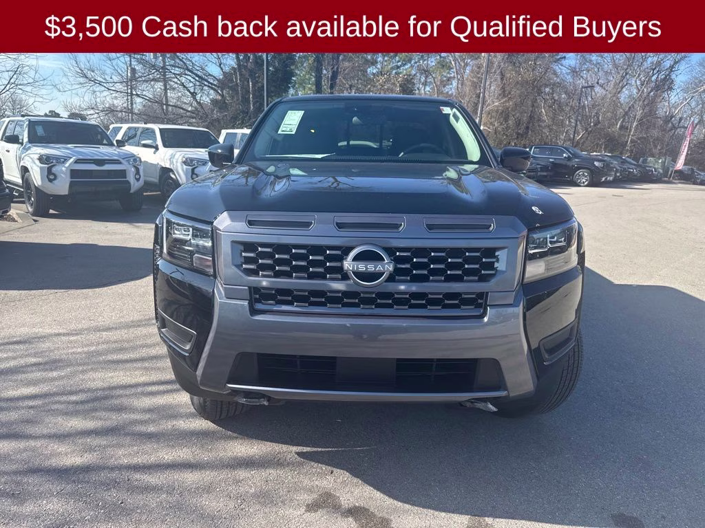2026 Super Black Nissan Frontier SV 4X4 Truck