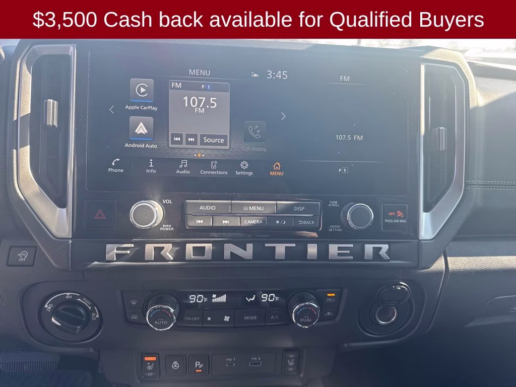 2026 Super Black Nissan Frontier SV 4X4 Truck