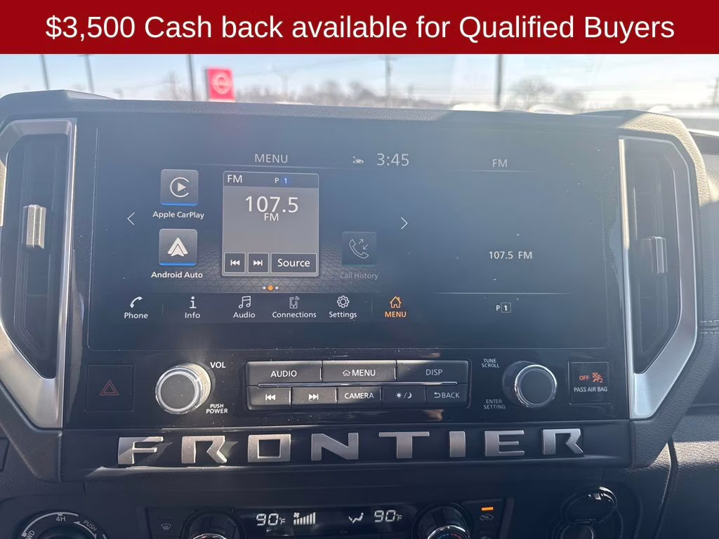 2026 Super Black Nissan Frontier SV 4X4 Truck