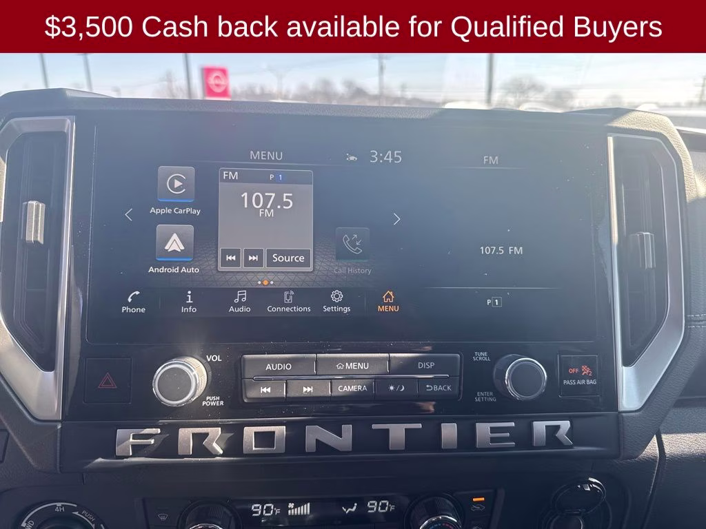 2026 Super Black Nissan Frontier SV 4X4 Truck