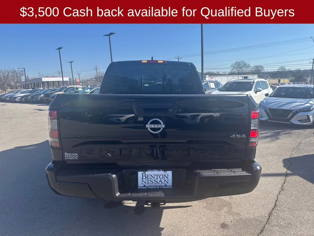 2026 Super Black Nissan Frontier SV 4X4 Truck