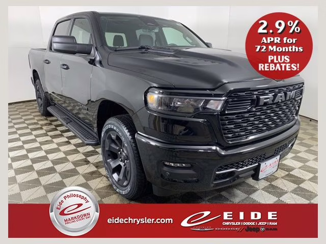 2026 Diamond Black Crystal Pearlcoat Ram 1500 Express 4X4 Truck
