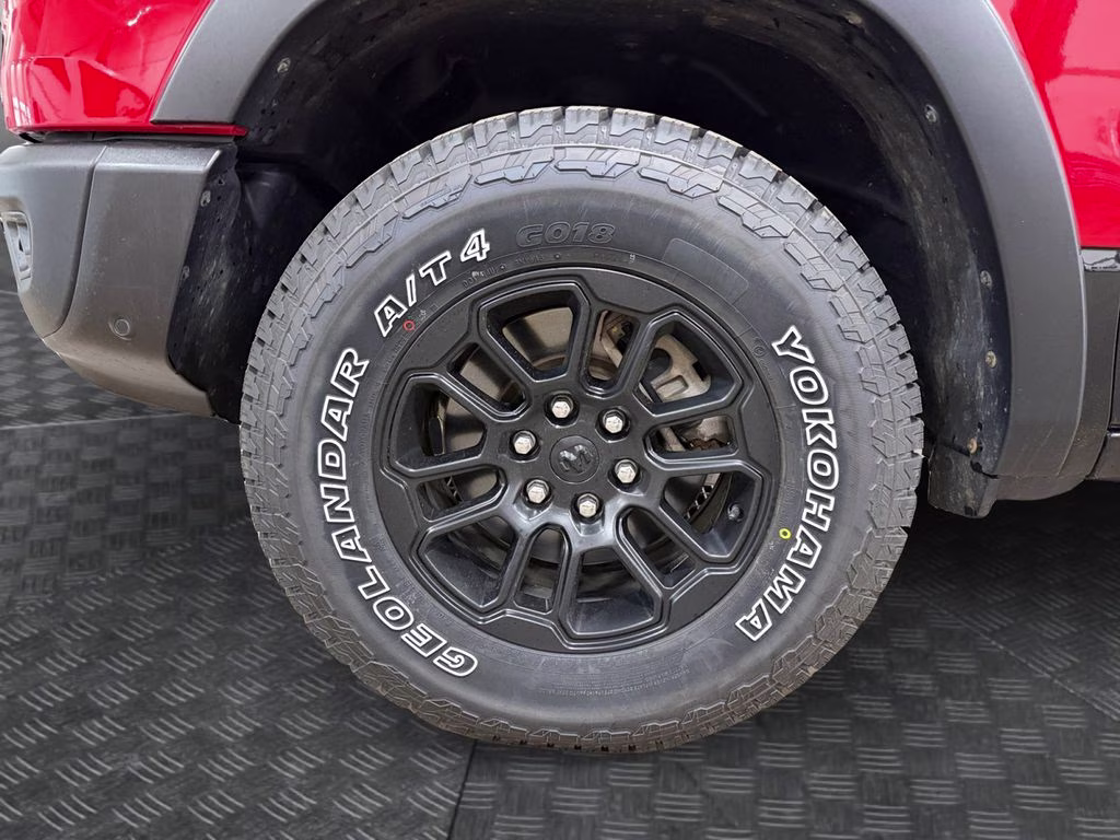 2025 Flame Red Clearcoat Ram 1500 Rebel 3.0 Hurricane Twin Turbo 4X4 Truck