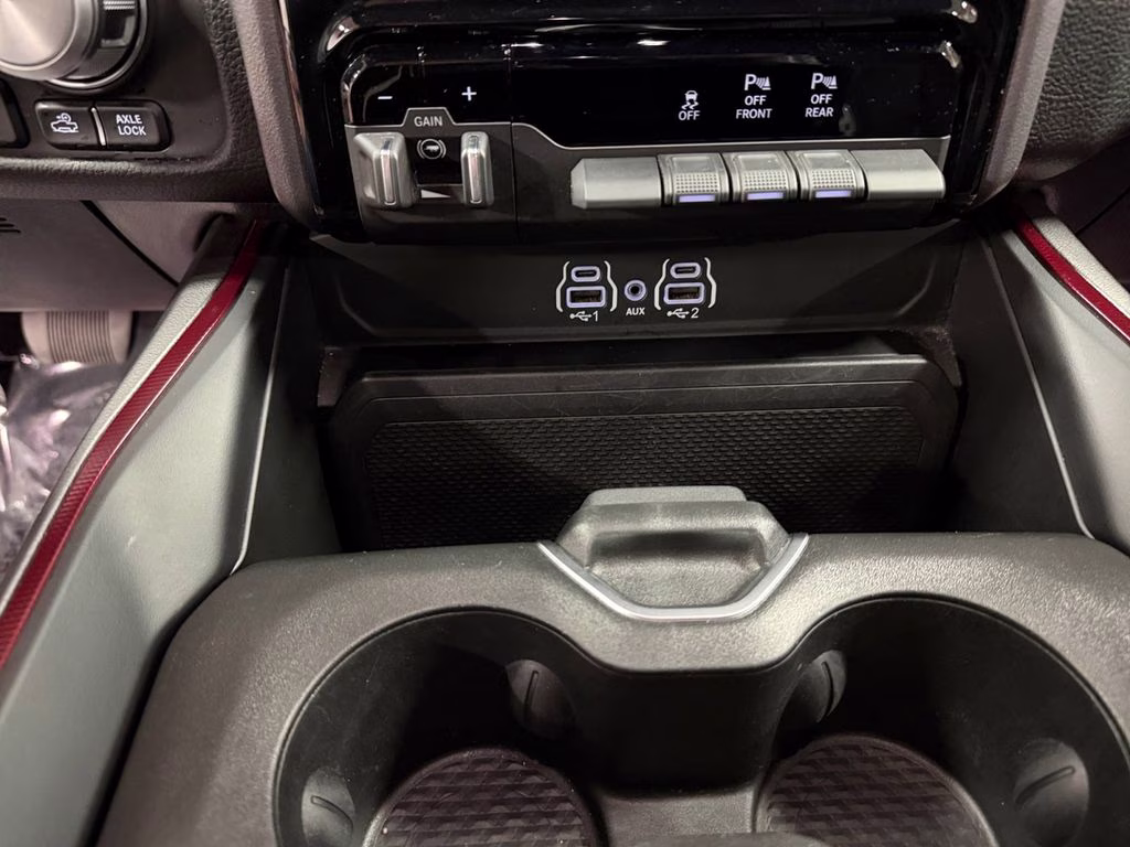 2025 Flame Red Clearcoat Ram 1500 Rebel 3.0 Hurricane Twin Turbo 4X4 Truck