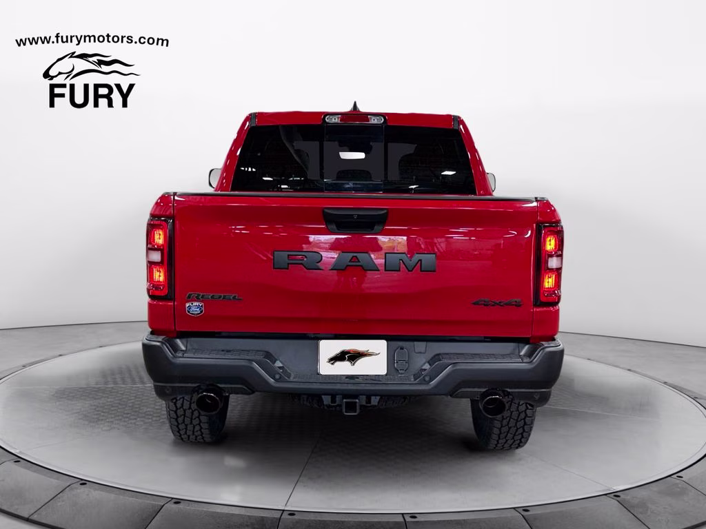 2025 Flame Red Clearcoat Ram 1500 Rebel 3.0 Hurricane Twin Turbo 4X4 Truck