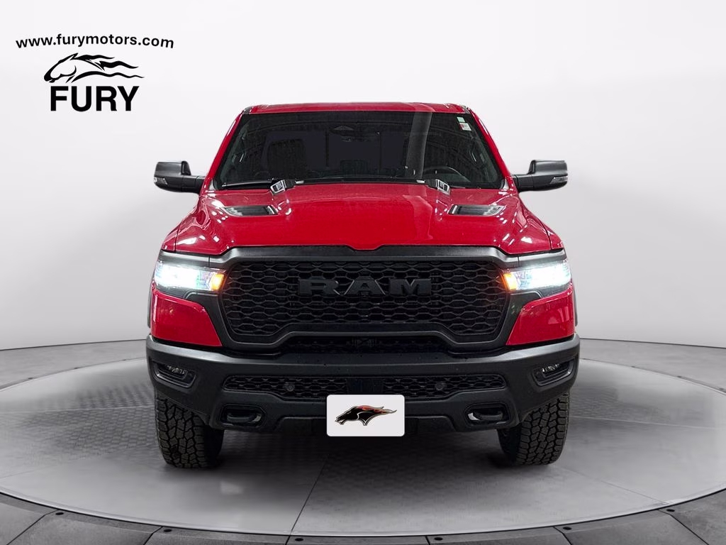 2025 Flame Red Clearcoat Ram 1500 Rebel 3.0 Hurricane Twin Turbo 4X4 Truck