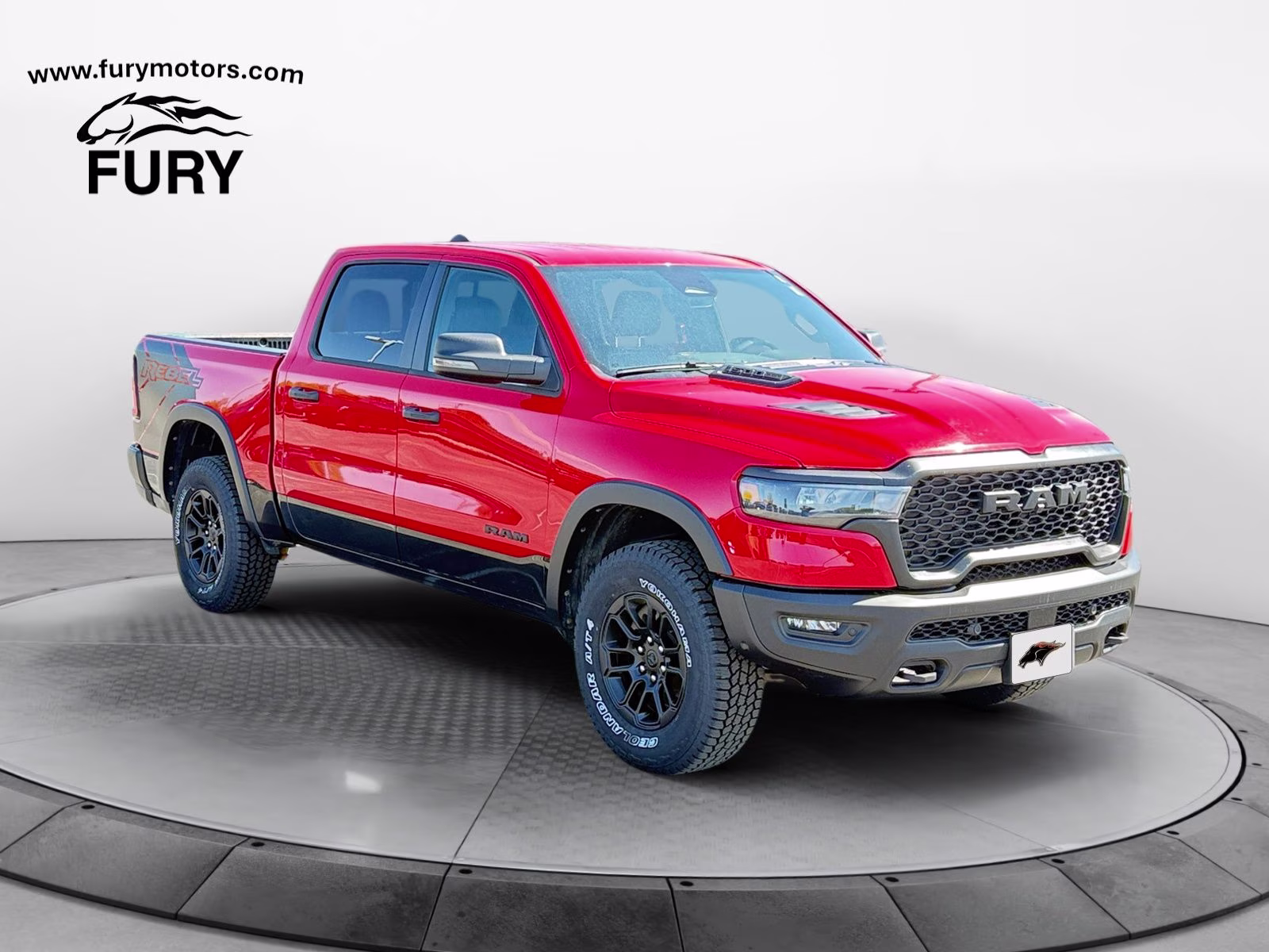 2025 Flame Red Clearcoat Ram 1500 Rebel 4X4 Truck