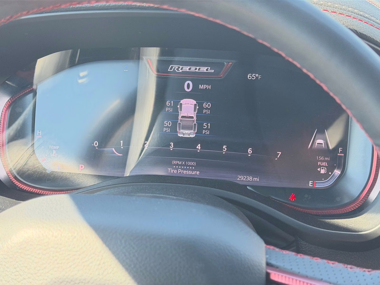 2025 Flame Red Clearcoat Ram 1500 Rebel 4X4 Truck