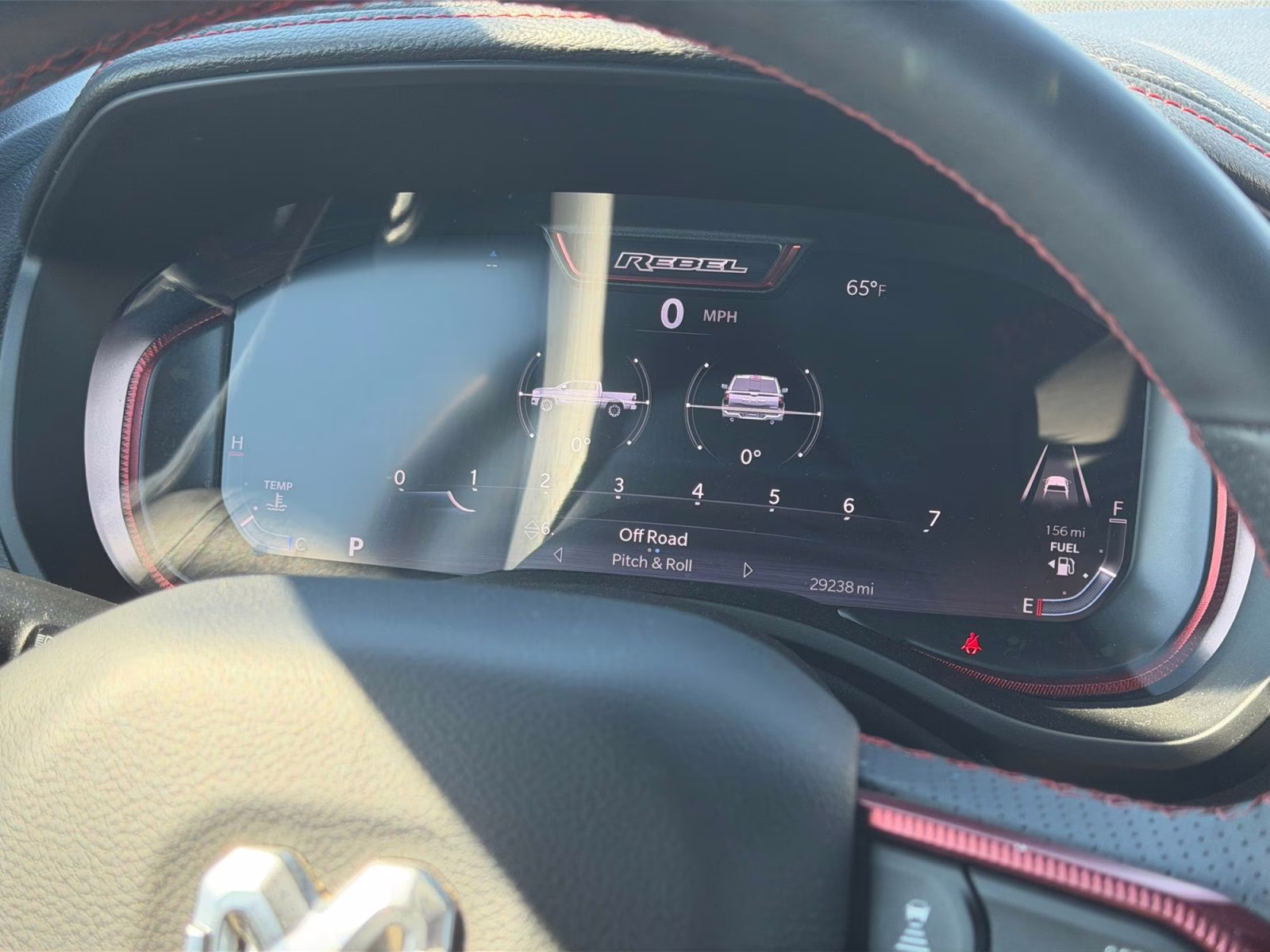 2025 Flame Red Clearcoat Ram 1500 Rebel 4X4 Truck