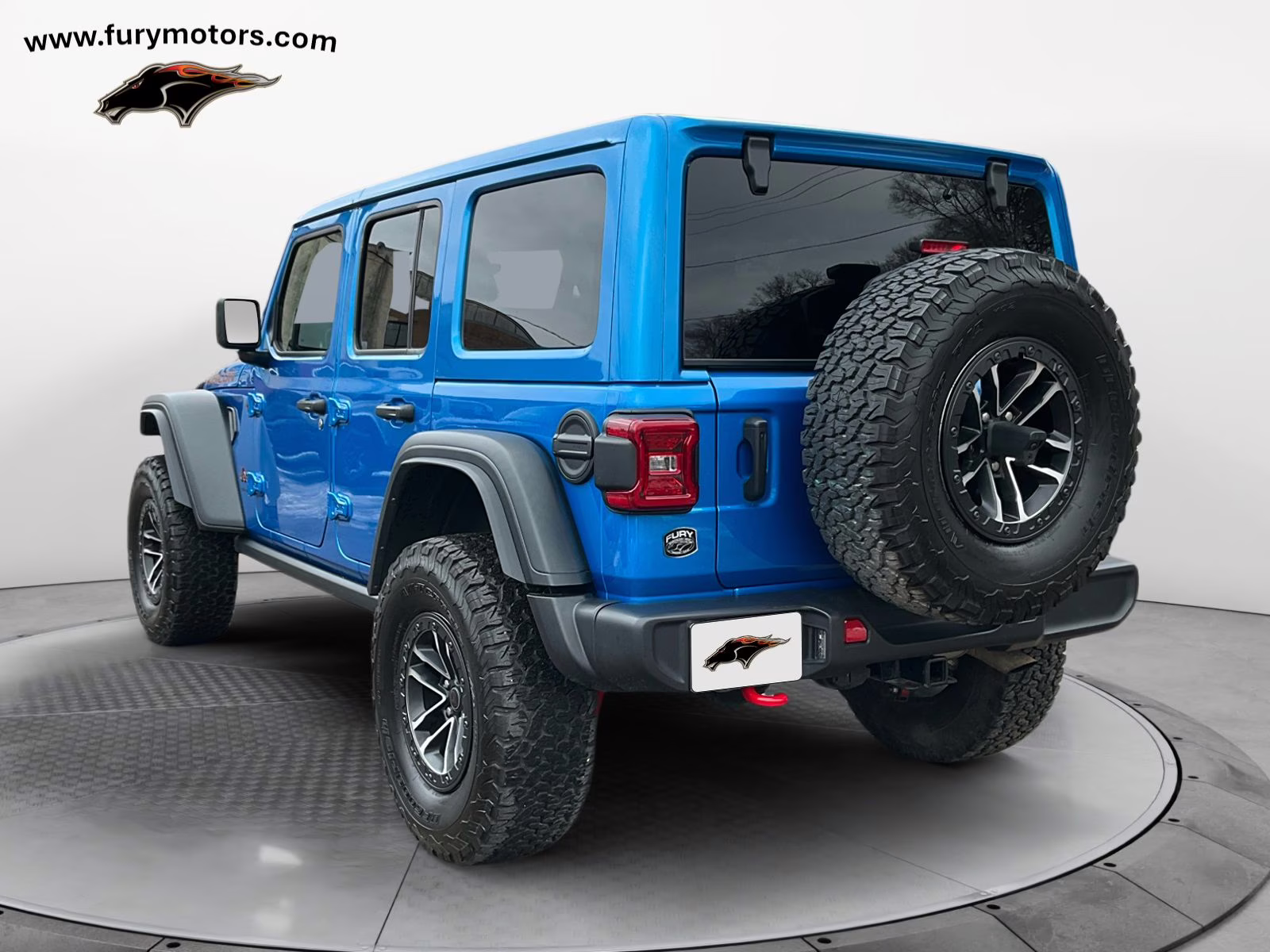 2024 Hydro Blue Pearl Coat Jeep Wrangler Rubicon 4X4 SUV