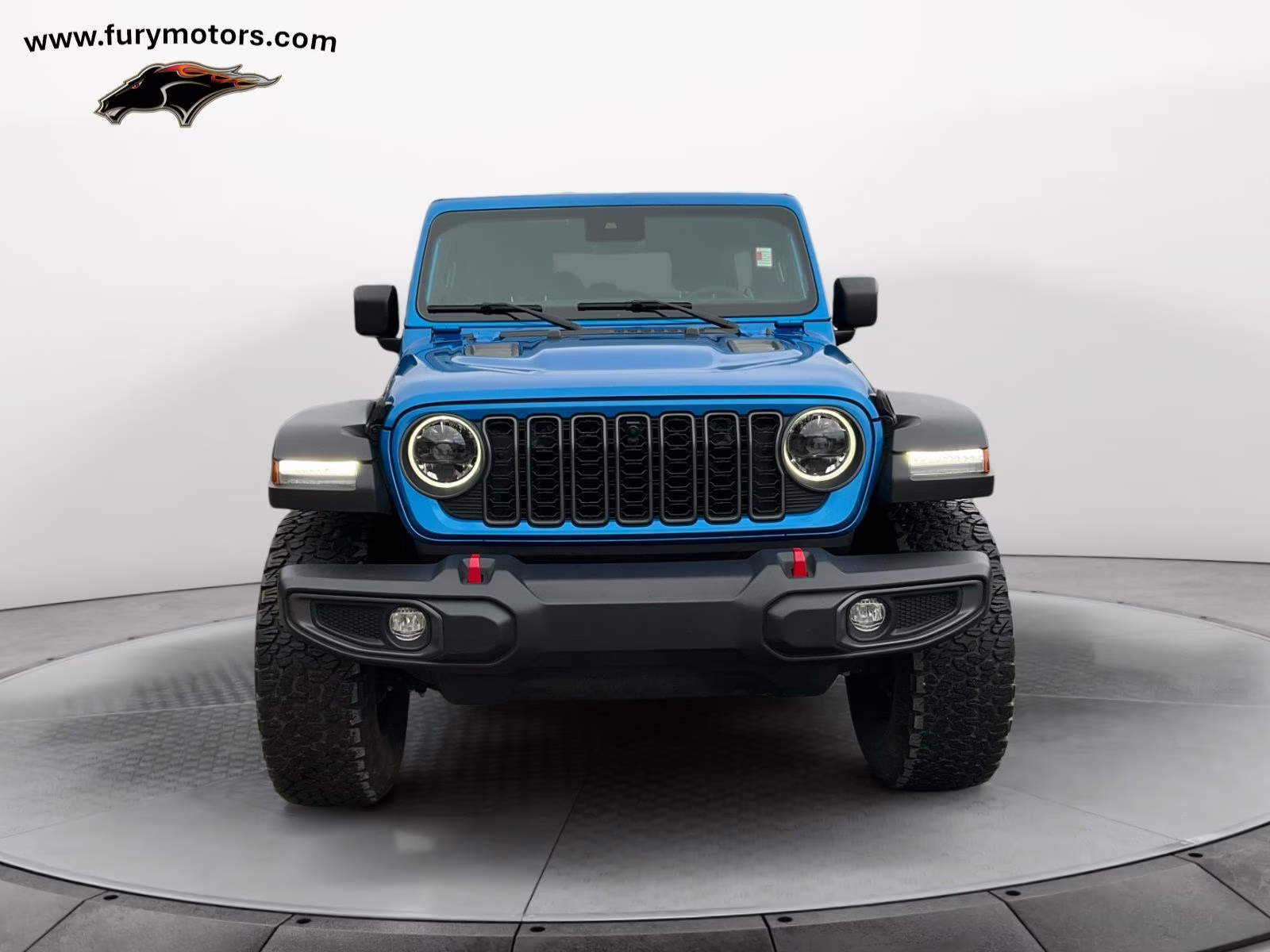 2024 Hydro Blue Pearl Coat Jeep Wrangler Rubicon 4X4 SUV