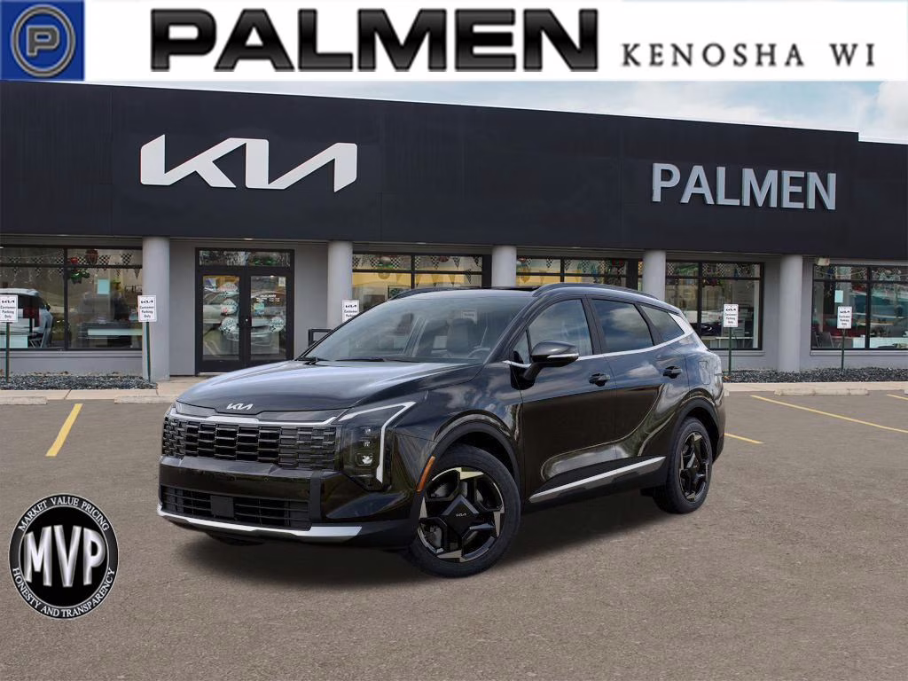 2026 Ebony Black Kia Sportage EX AWD SUV