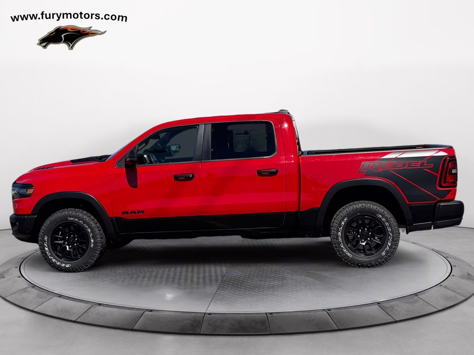 2025 Flame Red Clearcoat Ram 1500 Rebel 4X4 Truck